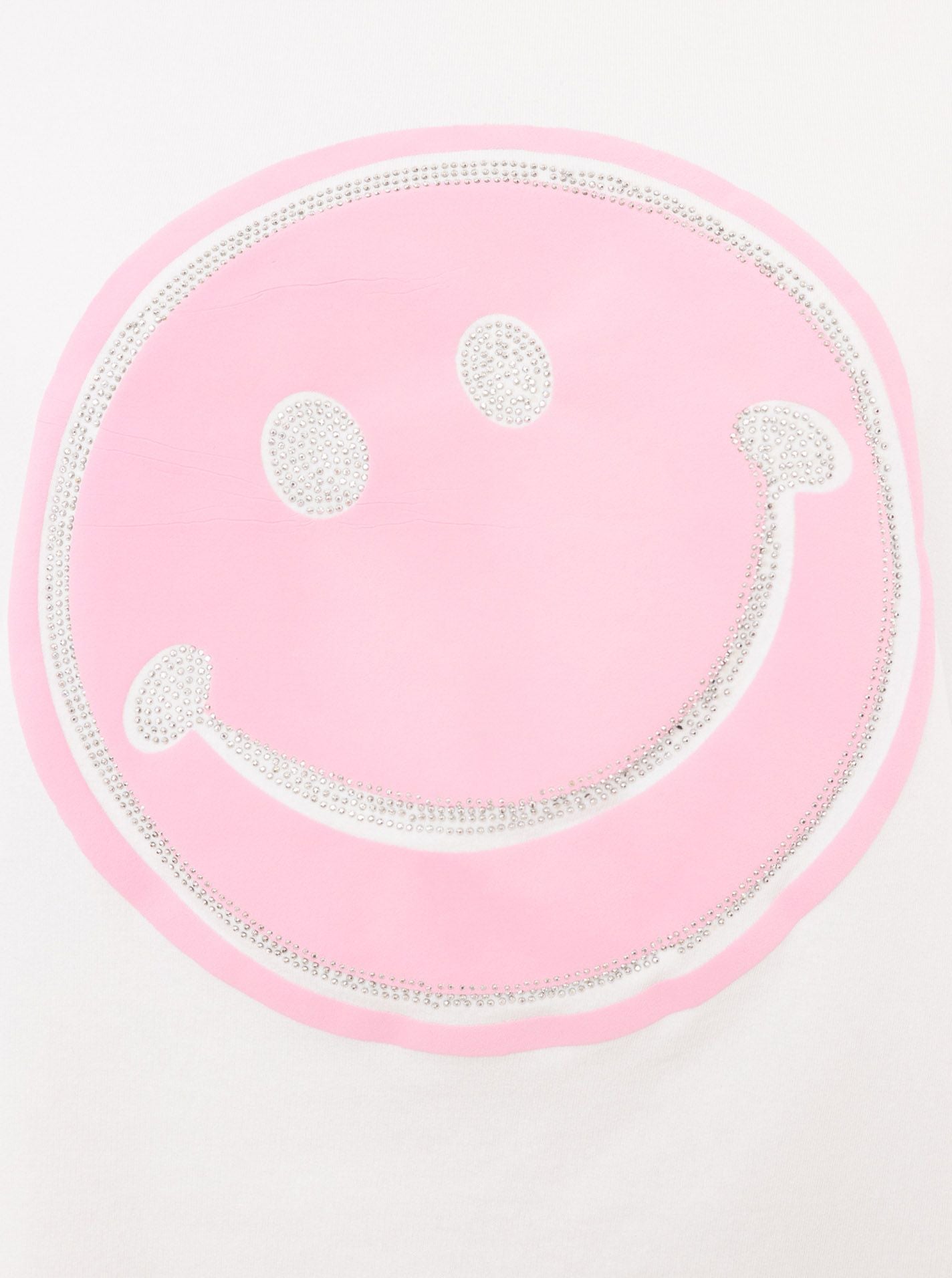 ZWILLINGSHERZ Sweatshirt BW "Smile & Strass"