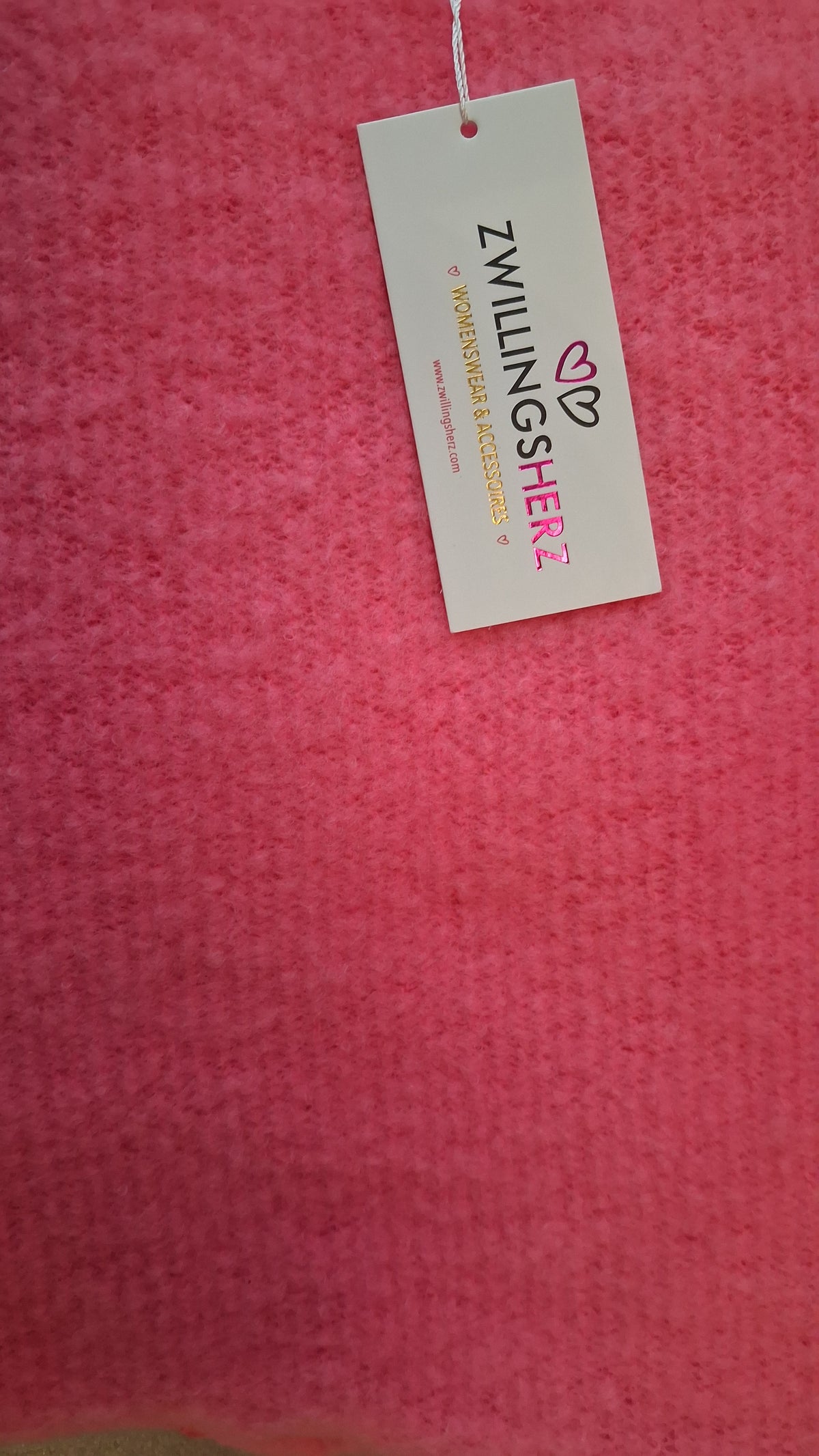 Kuschelschal "Uni Bouclé" Pink