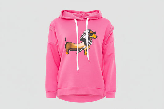 ZWILLINGSHERZ Hoodie "Madame Dackel"