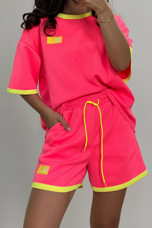 Set Neon pink-gelb