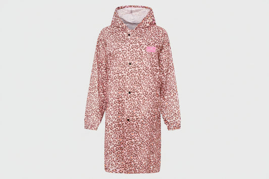 ZWILLINGSHERZ Oversize Regenjacke "Leo" Altrosa