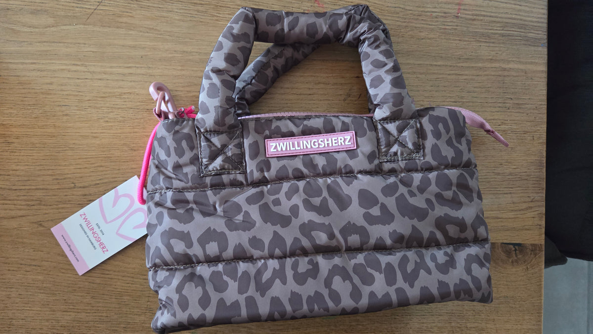 Tasche "Leo allover" Taupe