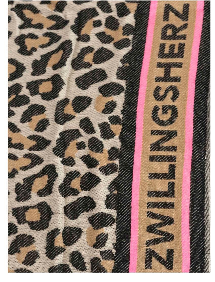Schal "Leo Allover" beige