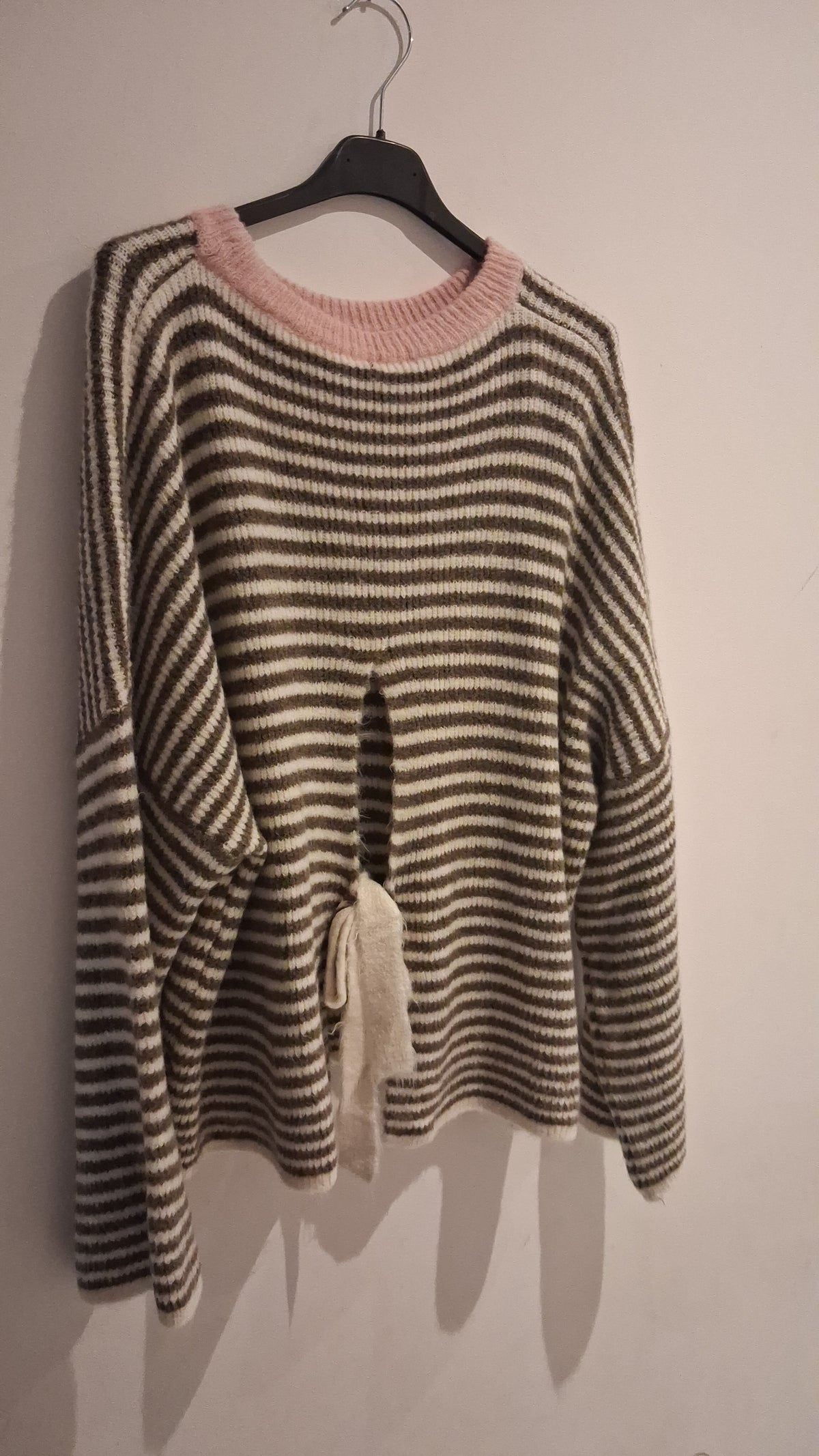 Pullover Winter Schleife