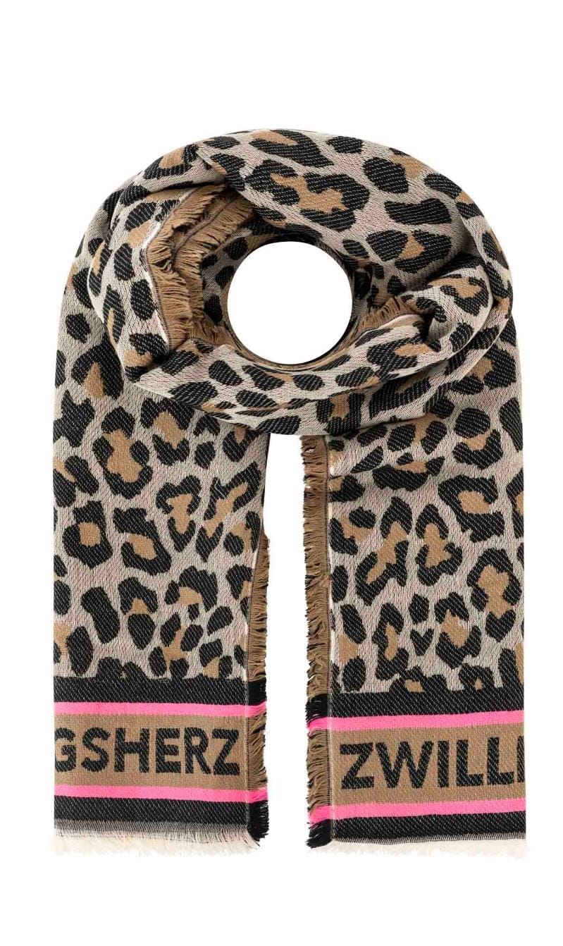 Schal "Leo Allover" beige