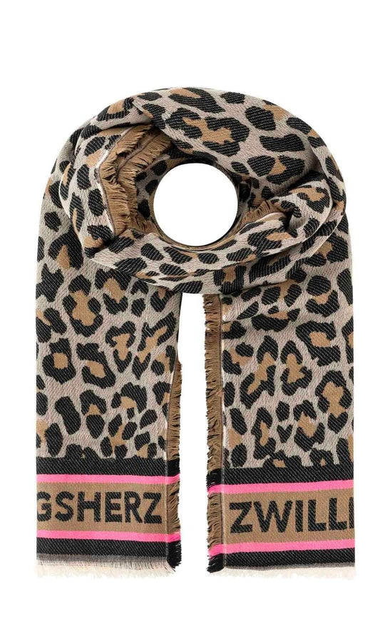Schal "Leo Allover" beige