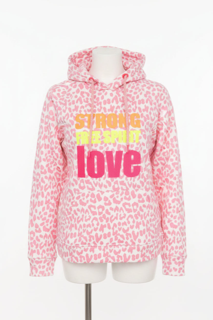 Hoodie AOP Leo Strong