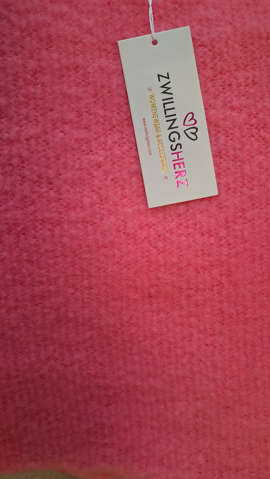 Kuschelschal "Uni Bouclé" Pink